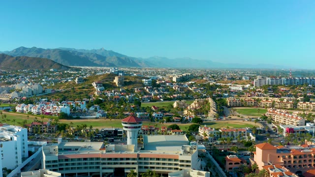 SAN JOSE DEL CABO BCS MEXICO-2020: City with Large Green Space From Aerial Perspective
