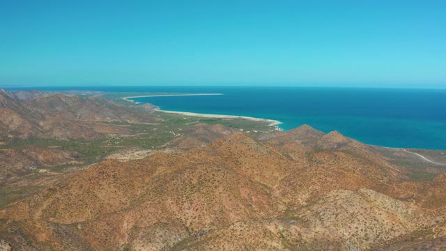 CABO PULMO BCS MEXICO-2020: Shifting Shoreline Along Mountainous Coast
