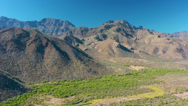 LORETO BCS MEXICO-2020: Rocky Mountain Valley with Lush Greenery
