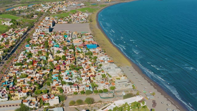 LORETO BCS MEXICO-2020: Coastal Town and Shifting Ocean Waves