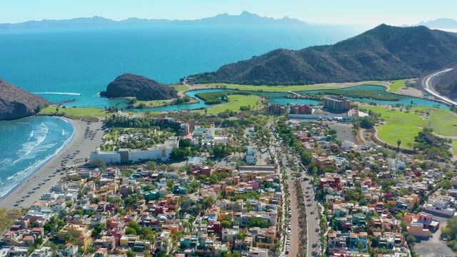 LORETO BCS MEXICO-2020: Coastal Town with Beach and Golf Course Aerial