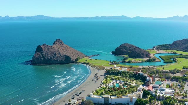 LORETO BCS MEXICO-2020: Coastal Resort with Rocky Outcrops and Sandy Beach