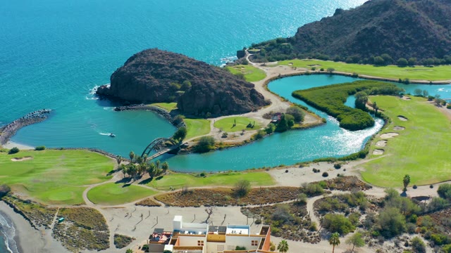 LORETO BCS MEXICO-2020: Coastal Golf Course with Water Feature and Building