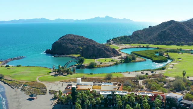 LORETO BCS MEXICO-2020: Coastal Lagoon and Ocean Waves in Motion