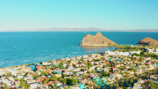 LORETO BCS MEXICO-2020: Coastal Town with Calming Ocean Waves