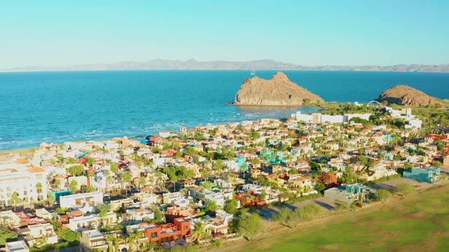 LORETO BCS MEXICO-2020: Colorful Coastal Town by the Ocean