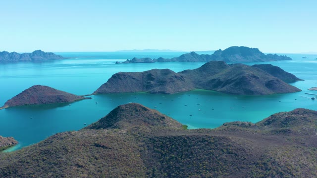 JUNCALITO BCS MEXICO-2020: Island Chain with Turquoise Waters and Rugged Hills