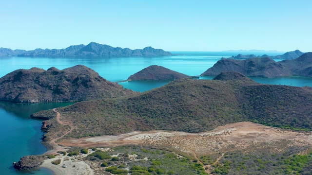 JUNCALITO BCS MEXICO-2020: Coastal Hills with Shifting Waterline and Sandy Shore
