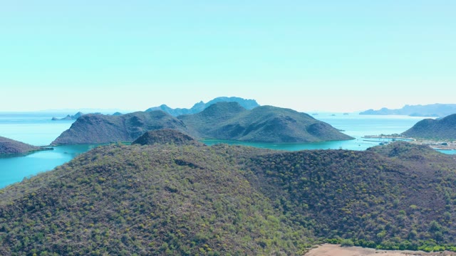 JUNCALITO BCS MEXICO-2020: Coastal Hills and Calm Bay with Foreground Shift