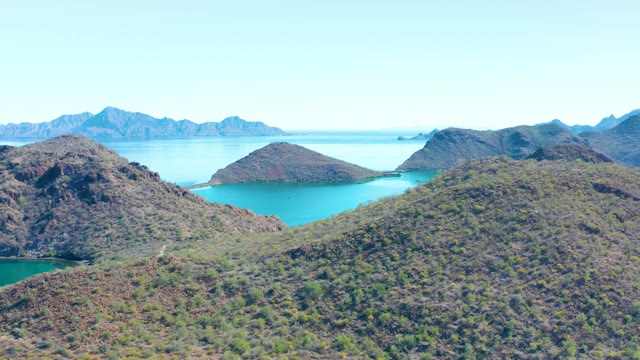 JUNCALITO BCS MEXICO-2020: Rugged Mountain Peaks and Turquoise Inlet
