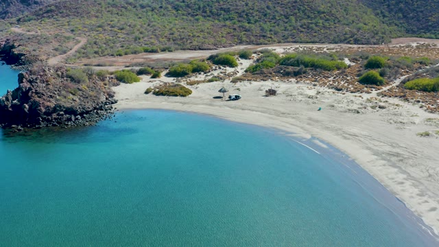 JUNCALITO BCS MEXICO-2020: Secluded Cove with Turquoise Water and Sandy Shore