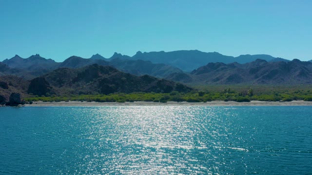 LIGUI BCS MEXICO-2020: Ocean, Beach, and Mountain Coastline From Above