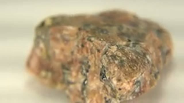 WESTMINSTER COLORADO-2015: Close Up Pink And Grey Granite Rock Crystal