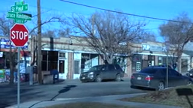 DENVER COLORADO-2015: City Streets And Buildings With Nobody Around