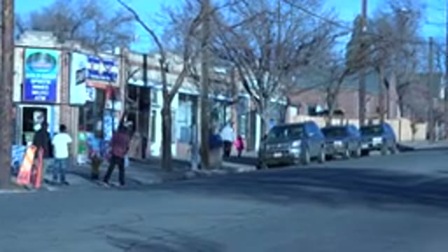 DENVER COLORADO-2015: A Normal Day of Activity in the Evening in a City