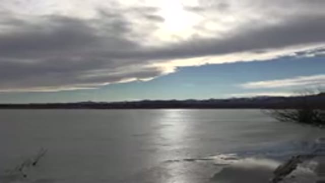 WESTMINSTER COLORADO-2015: The Camera Pans Across The Clear Lake On A Bright Day
