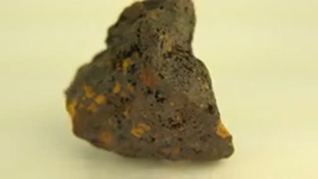 WESTMINSTER COLORADO-2015: A Piece of Rock With Gold Glittering Rotating