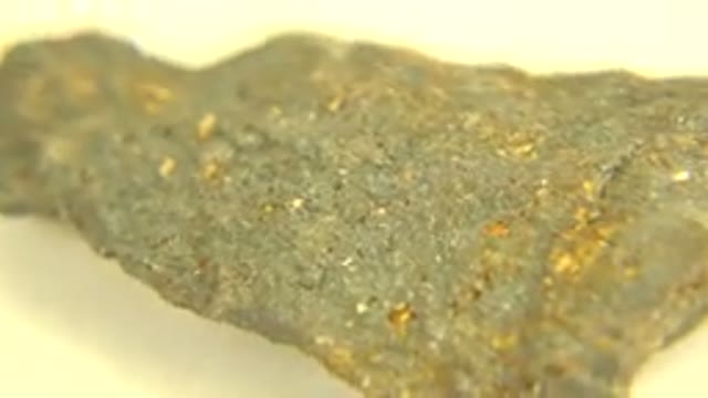 WESTMINSTER COLORADO-2015: Rotating Of A Piece Of Unusual Rock That Is Up For Display