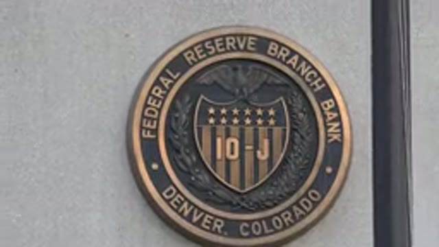 WESTMINSTER COLORADO-2015: Sign Of The Federal Reserve Bank In Denver Colorado