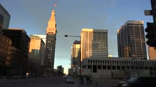 WESTMINSTER COLORADO-2015: Sunset Against White Buildings On A Clear Day