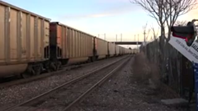 WESTMINSTER COLORADO-2015: Video Taken From A Railroad Track While Train Drives