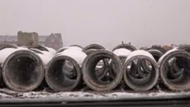 WESTMINSTER COLORADO-2015: Gentle Snowing On Top Of A Yard Containing Segments