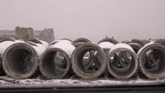 WESTMINSTER COLORADO-2015: Snowy Cold Afternoon With Cloudy Skies