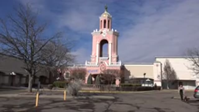 DENVER COLORADO-2015: A Large Building With Tall Arches and a Palest Tower