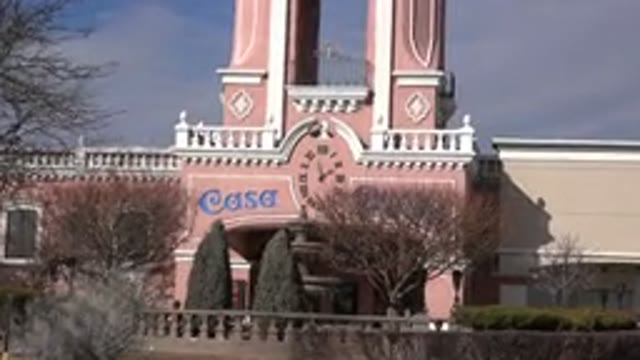 DENVER COLORADO-2015: Beautiful Facade Of Castle-Like Architecture Resembling A