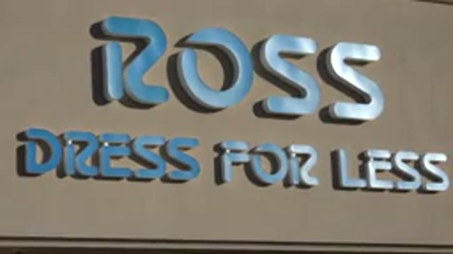 DENVER COLORADO-2015: Ross Dress for Less Store Street View Shopping Scene