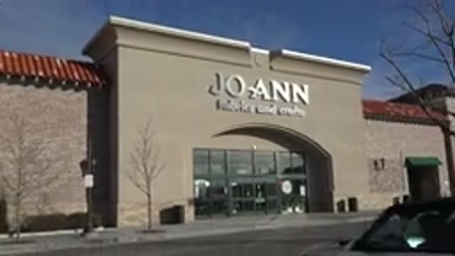 DENVER COLORADO-2015: Facade Of A Retail Store With Trees And Sky