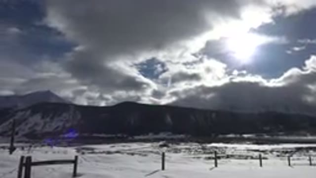 CRESTED BUTTE COLORADO-2015: The Dawn Even In A Snowy Place Always Surprises