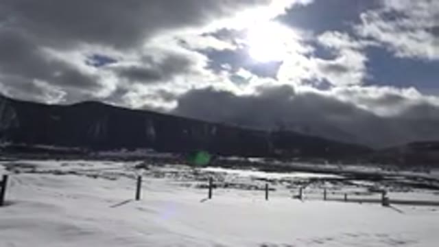 CRESTED BUTTE COLORADO-2015: Snow in the Road Winter Solitude Nothing Rocks