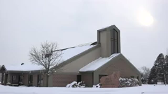 ARVADA COLORADO-2015: Beautiful Church During Winter Weather