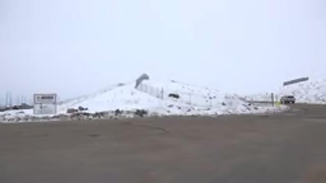 ARVADA COLORADO-2015: A Snow-Covered Lot in Winter with No People or Life