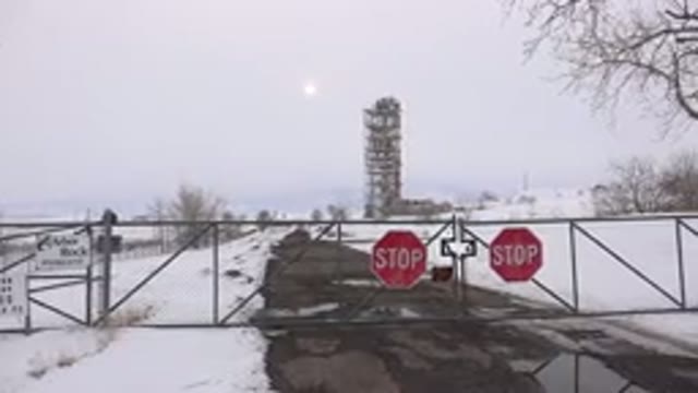 ARVADA COLORADO-2015: Road Closed Due to Heavy Snowfall