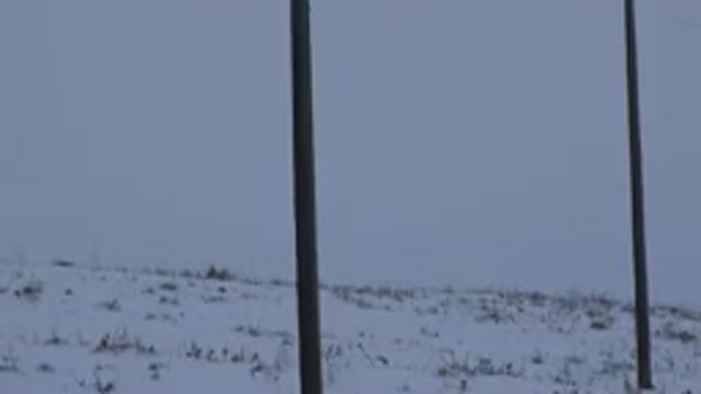 ARVADA COLORADO-2015: Winter Dusk Snow Scene