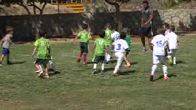 SAN JOSE DEL CABO MEXICO-2019: Children Playing Soccer