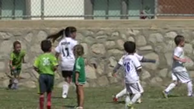 SAN JOSE DEL CABO MEXICO-2019: Children Of Different Sizes And Genres Playing Soccer