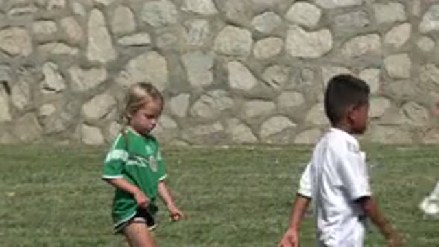 SAN JOSE DEL CABO MEXICO-2019: Many Kids Are Playing Football Together On A Sunny Day