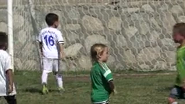 SAN JOSE DEL CABO MEXICO-2019: Lots Of Children Outside Playing Soccer During A