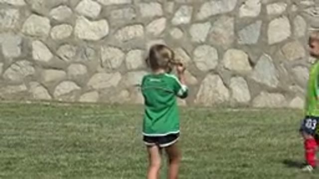 SAN JOSE DEL CABO MEXICO-2019: Little Kids Playing Soccer On A Grass Field