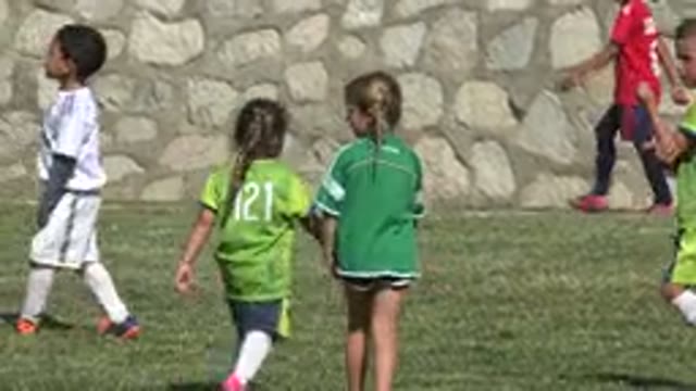 SAN JOSE DEL CABO MEXICO-2019: A Group Of Children Are Playing Football On A