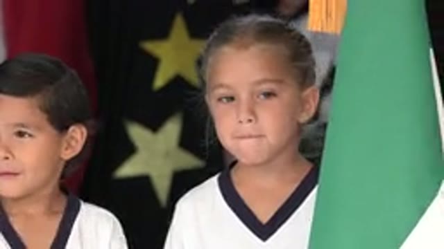 SAN JOSE DEL CABO MEXICO-2019: Kids In Uniforms Preparing For A Ceremony