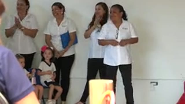SAN JOSE DEL CABO MEXICO-2019: Four Women Wearing White Shirts And Black Pants