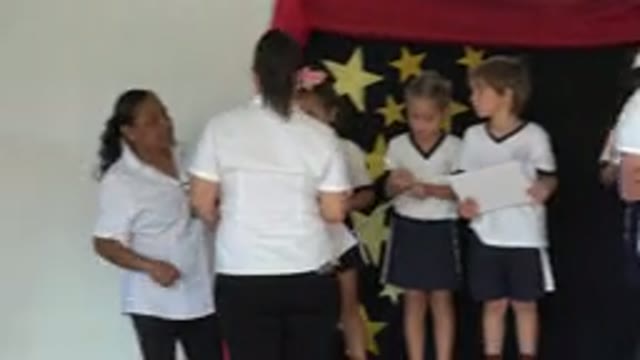 SAN JOSE DEL CABO MEXICO-2019: Women Wearing White Shirts And Black Pants Begin Clapping