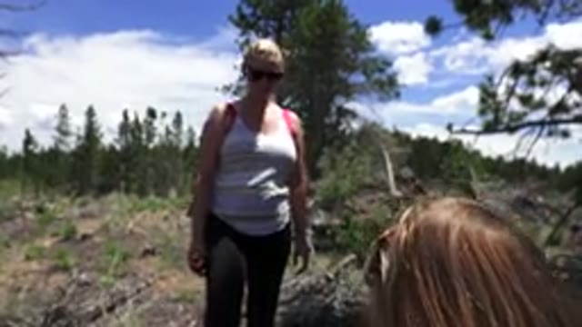 WESTMINSTER COLORADO-2016: Blonde Woman With Sunglasses Having Fun With Blonde