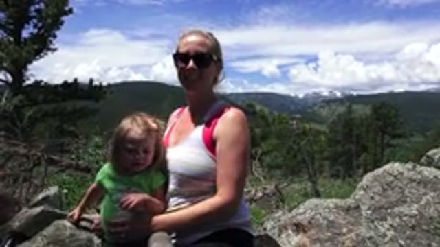 WESTMINSTER COLORADO-2016: Happy Woman And Child In Nature With Horizon