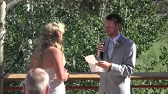 MESA COLORADO-2016: Woman And Man In Love Making A Commitment And Showing Their