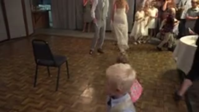 MESA COLORADO-2016: A Cute Little Girl Enjoying Herself Acing in a Family Gathering